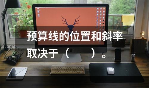 预算线的位置和斜率取决于（　　）。