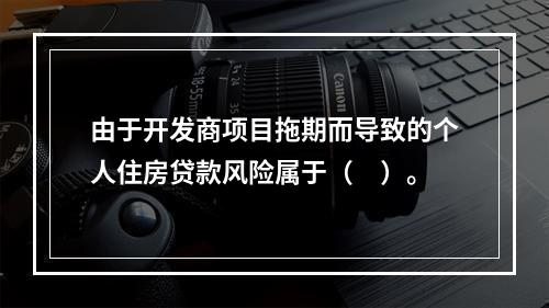 由于开发商项目拖期而导致的个人住房贷款风险属于（　）。