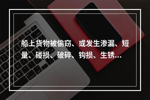 船上货物被偷窃、或发生渗漏、短量、碰损、破碎、钩损、生锈、沾