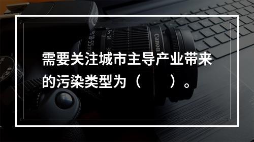 需要关注城市主导产业带来的污染类型为（　　）。