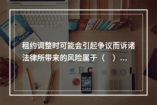 租约调整时可能会引起争议而诉诸法律所带来的风险属于（　）。