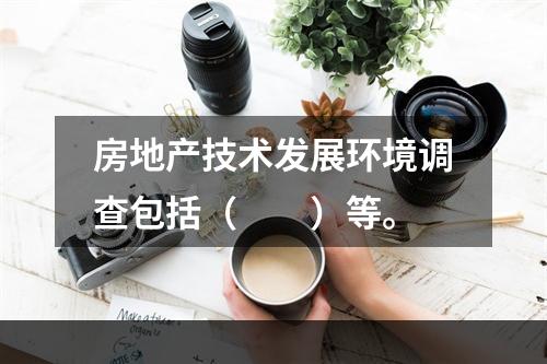 房地产技术发展环境调查包括（　　）等。