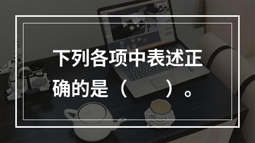 下列各项中表述正确的是（　　）。