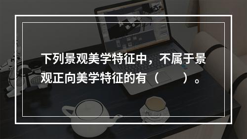 下列景观美学特征中，不属于景观正向美学特征的有（　　）。