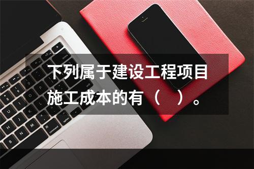 下列属于建设工程项目施工成本的有（　）。