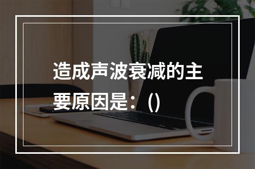 造成声波衰减的主要原因是：()