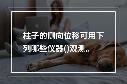 柱子的侧向位移可用下列哪些仪器()观测。