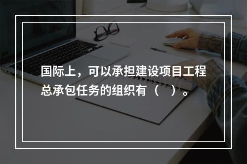 国际上，可以承担建设项目工程总承包任务的组织有（　）。