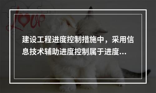 建设工程进度控制措施中，采用信息技术辅助进度控制属于进度控制