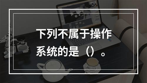 下列不属于操作系统的是（）。