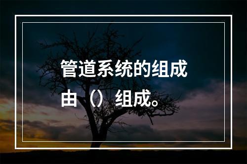 管道系统的组成由（）组成。