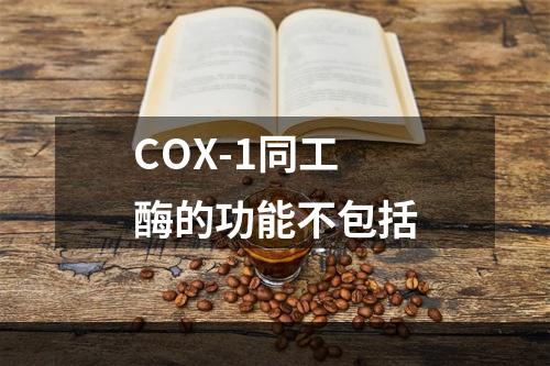 COX-1同工酶的功能不包括