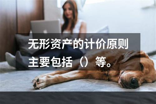 无形资产的计价原则主要包括（）等。