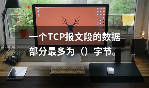 一个TCP报文段的数据部分最多为（）字节。