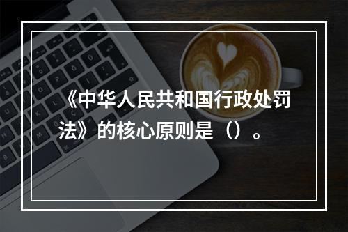 《中华人民共和国行政处罚法》的核心原则是（）。