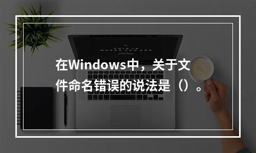 在Windows中，关于文件命名错误的说法是（）。