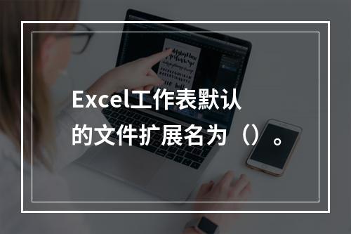 Excel工作表默认的文件扩展名为（）。