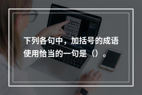 下列各句中，加括号的成语使用恰当的一句是（）。