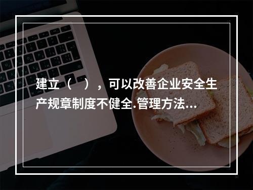 建立（　），可以改善企业安全生产规章制度不健全.管理方法不适