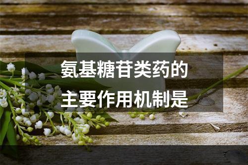 氨基糖苷类药的主要作用机制是