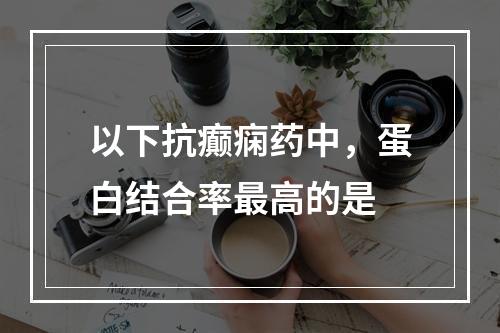 以下抗癫痫药中，蛋白结合率最高的是