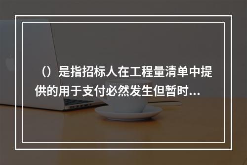 （）是指招标人在工程量清单中提供的用于支付必然发生但暂时不能