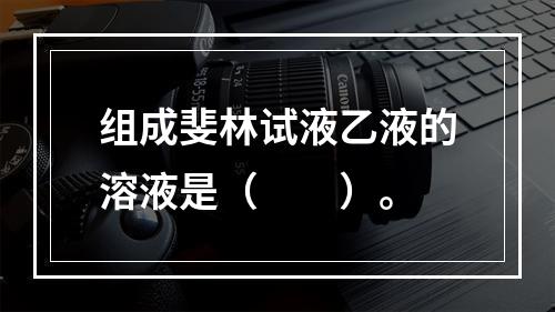 组成斐林试液乙液的溶液是（　　）。