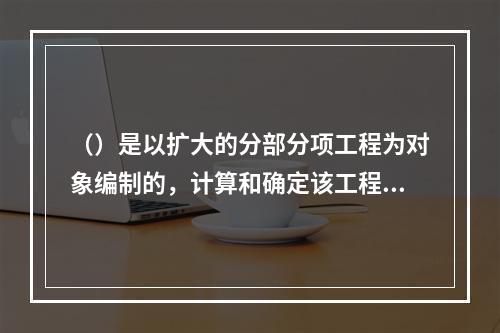 （）是以扩大的分部分项工程为对象编制的，计算和确定该工程项目