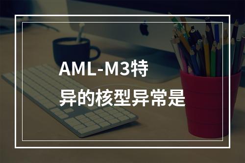 AML-M3特异的核型异常是