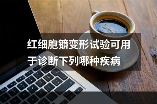 红细胞镰变形试验可用于诊断下列哪种疾病