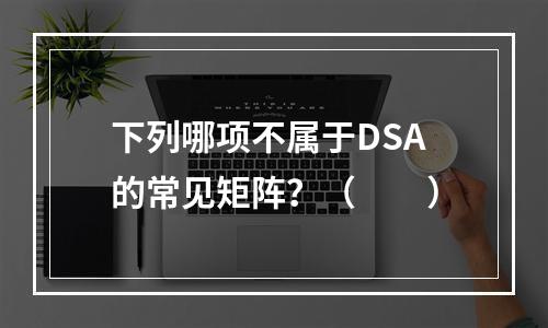 下列哪项不属于DSA的常见矩阵？（　　）