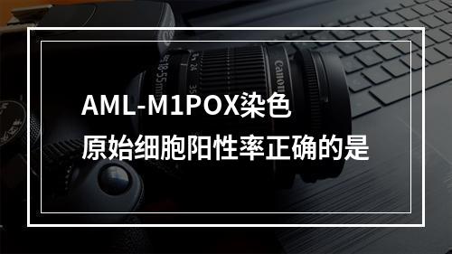 AML-M1POX染色原始细胞阳性率正确的是