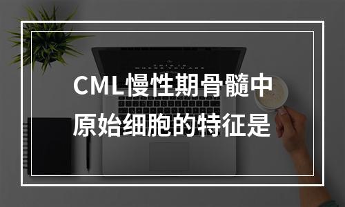 CML慢性期骨髓中原始细胞的特征是