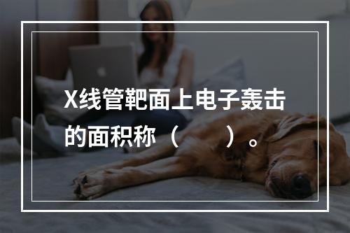 X线管靶面上电子轰击的面积称（　　）。