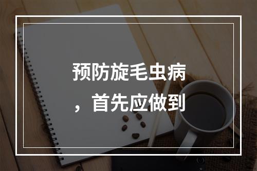 预防旋毛虫病，首先应做到