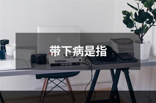 带下病是指