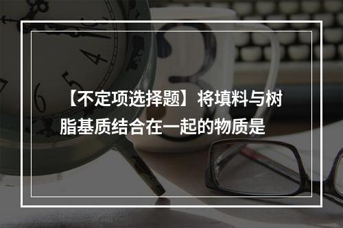 【不定项选择题】将填料与树脂基质结合在一起的物质是