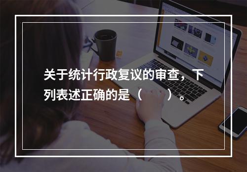 关于统计行政复议的审查，下列表述正确的是（　　）。