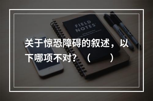 关于惊恐障碍的叙述，以下哪项不对？（　　）