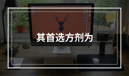 其首选方剂为