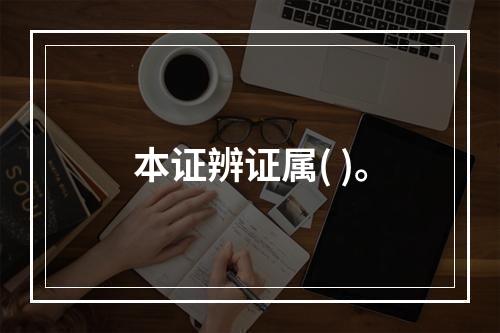 本证辨证属( )。