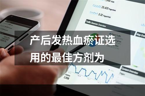 产后发热血瘀证选用的最佳方剂为