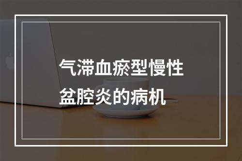 气滞血瘀型慢性盆腔炎的病机