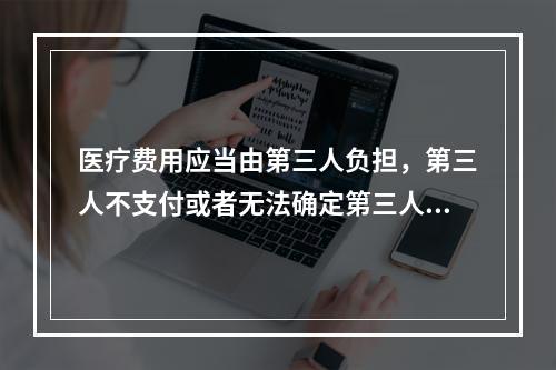 医疗费用应当由第三人负担，第三人不支付或者无法确定第三人的，