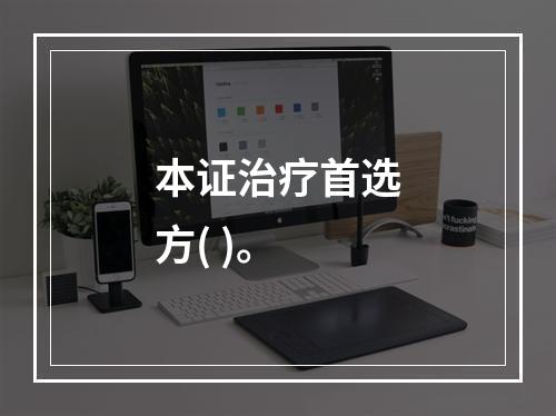 本证治疗首选方( )。