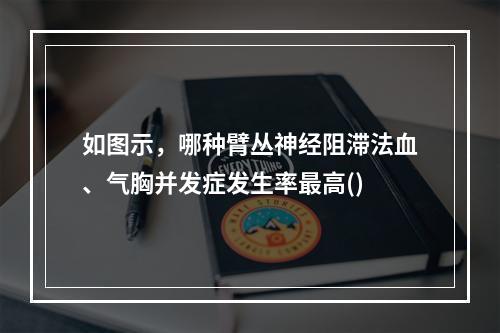 如图示，哪种臂丛神经阻滞法血、气胸并发症发生率最高()