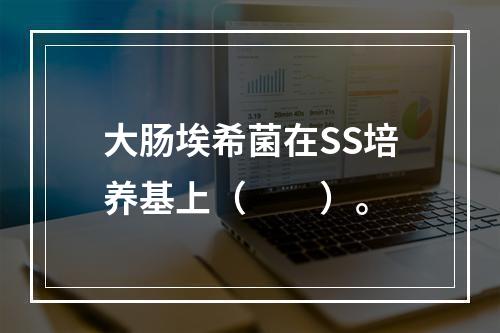 大肠埃希菌在SS培养基上（　　）。