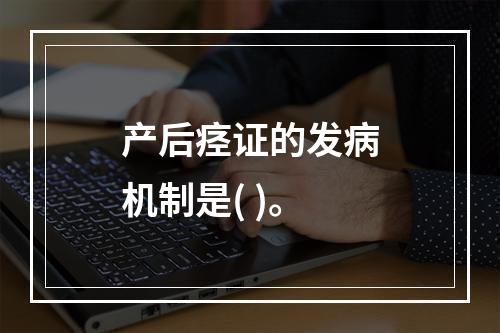 产后痉证的发病机制是( )。