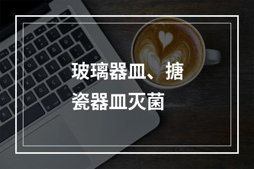 玻璃器皿、搪瓷器皿灭菌