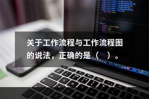 关于工作流程与工作流程图的说法，正确的是（　）。